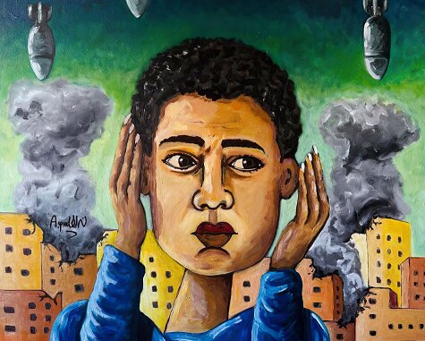 بینال هنر غزه در نیویورک برپا شد