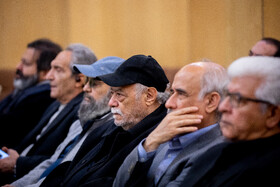 حضور هنرمندان در مجلس یادبود هادی مرزبان