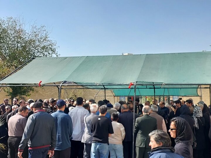 مراسم تشییع پیکر مهدی ماحوزی